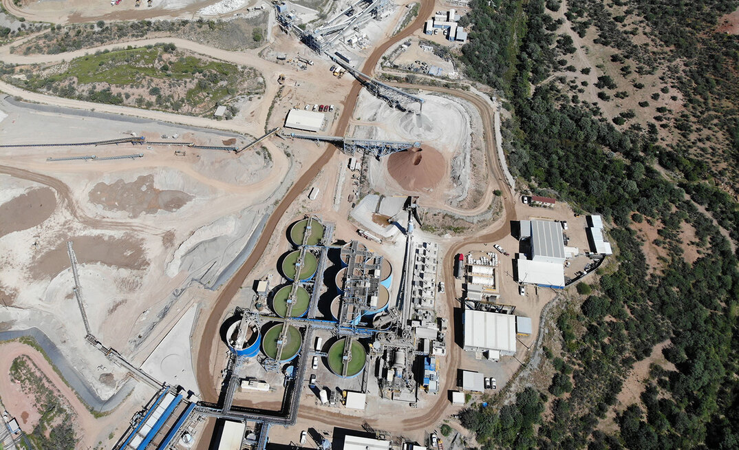 The Santa Elena silver-gold mine in Mexico