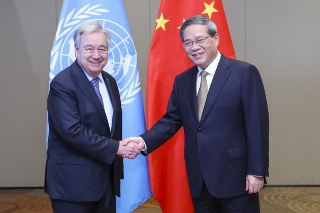 China willing to work with UN to advocate more just, equitable int'l order -- Premier Li