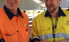  Ian Murray (left) and Justin Osborne at Gruyere in 2015