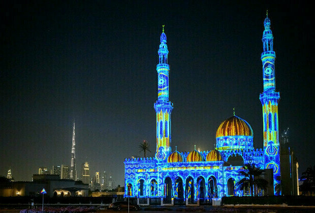 Brand Dubai transforms Dubai's iconic mosques with dazzling light projections