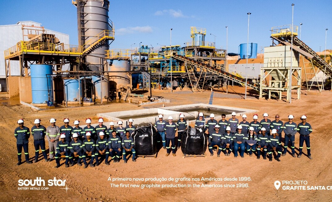 Mina de  grafita Santa Cruz, da South Star