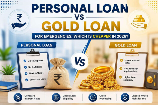 Personal Loan vs Gold Loan for Emergencies: Which Is Cheaper in 2026?