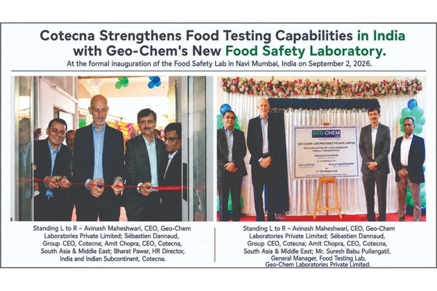 Cotecna Strengthens Food Testing Capabilities in India with Geo-Chem's New Food Safety Laboratory in Navi Mumbai, India
