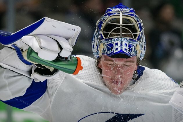 Andrei Vasilevskiy, Lightning out to strike vs. Blackhawks