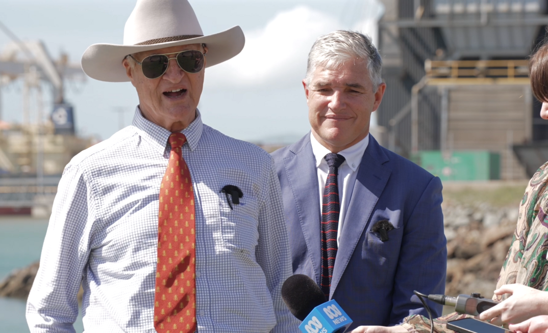 Bob Katter, pictured with son Robbie (right), said “some tough conversations” needed to be had.