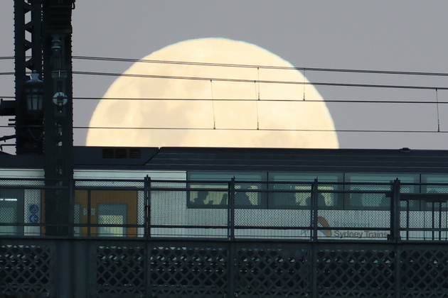 AUSTRALIA-SYDNEY-BLUE MOON