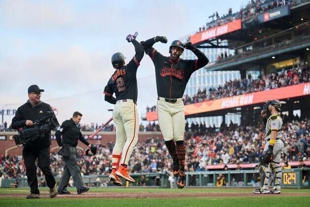With first career HR in books, Giants' Bryce Eldridge to go for another vs. Pirates