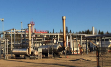  Plant at Transerv's asset in Alberta.