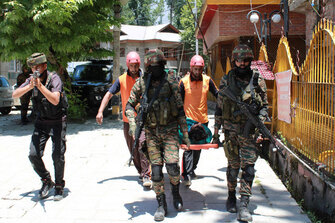 J-K: Ganderbal Police conducts mock drills ahead of Shri Amarnath Yatra 2026 and annual Mela Kheer Bhawani