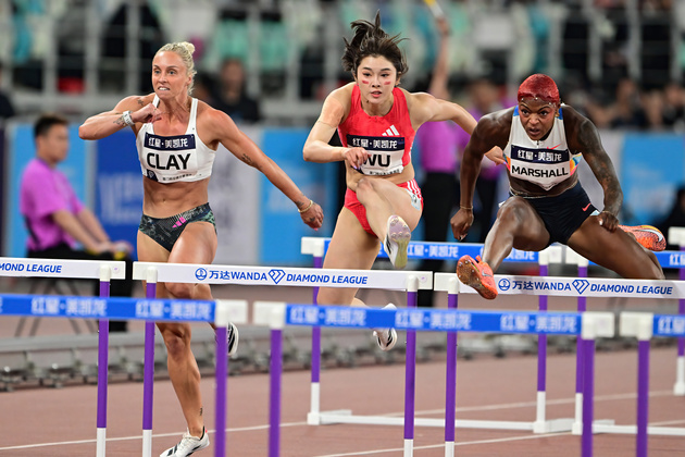 (SP)CHINA-XIAMEN-ATHLETICS-DIAMOND LEAGUE-WOMEN'S 100M HURDLES