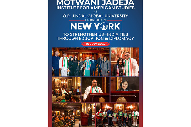 Motwani Jadeja Institute for American Studies Launched in New York to Strengthen US-India Ties through Education and Diplomacy