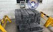  Cocaína apreendida em carga de minério de ferro no Rio de Janeiro/Divulgação