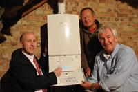 Worcester installer fits first boiler under new scrappage scheme 