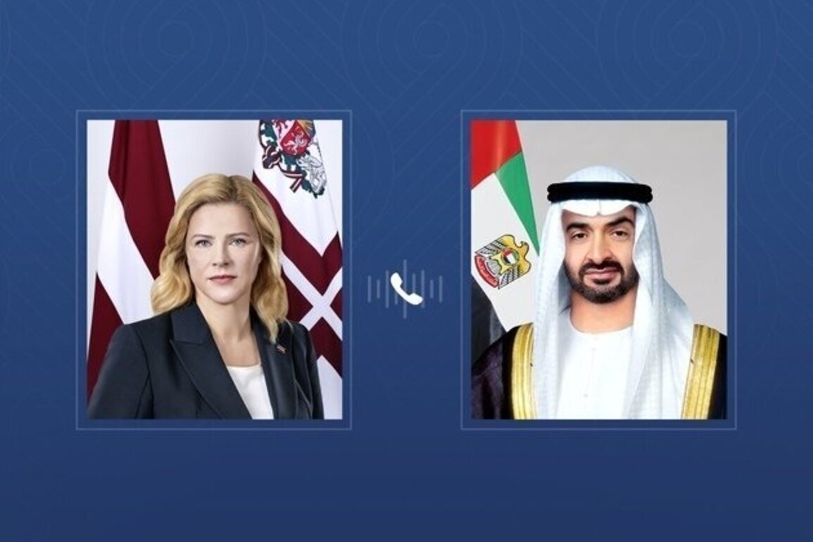 UAE President receives phone call from Latvian Prime Minister condemning Iranian attacks