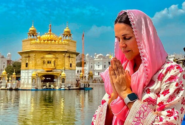 Neha Dhupia seeks blessings at Golden Temple