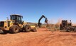 Site work at Pilgangoora in Western Australia