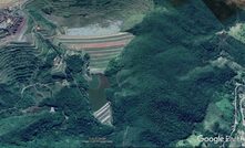 The Sul Superior tailings dam from a 2018 image taken from Google Earth