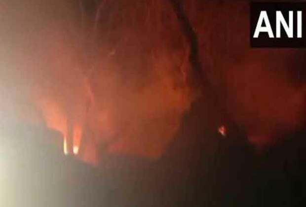 UP: Fire breaks out at wood warehouse in Kanpur, no casualties