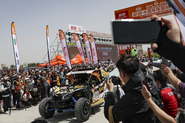 (SP)CHINA-XINJIANG-AKSU-TAKLIMAKAN RALLY-OPENING (CN)