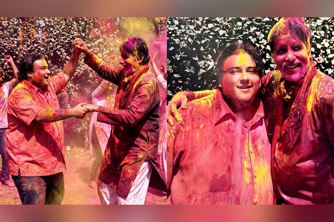 Adnan Sami sparks nostalgia with throwback Holi pictures with Amitabh Bachchan