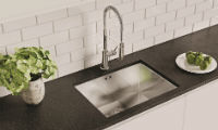  Stainless steel stuns in BLANCO's new sink style 