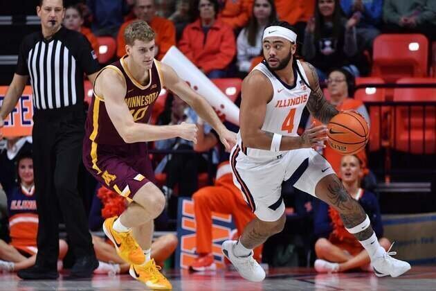 Illinois' Kylan Boswell (fractured hand) out until February
