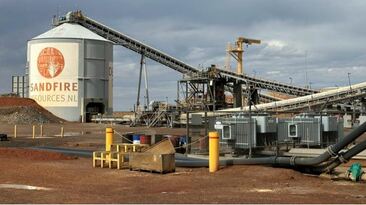 The Degrussa processing plant.