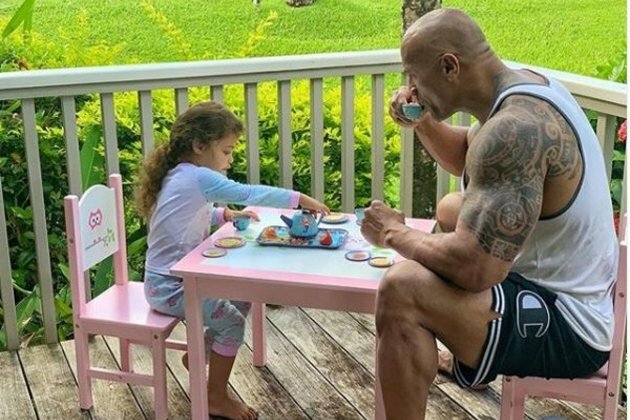 Dwayne Johnson shares adorable picture with daughter Jasmine Lia