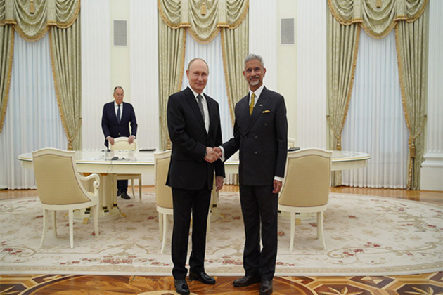 EAM Jaishankar calls on Russian President Putin