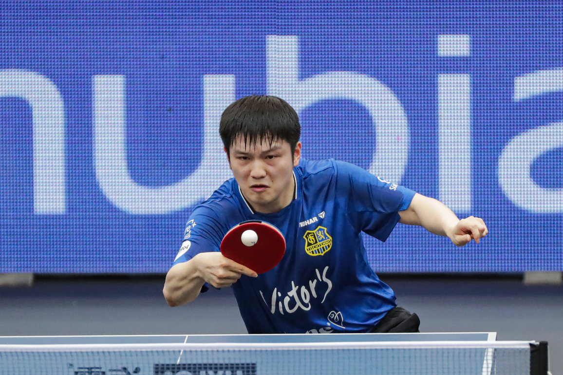 (SP)GERMANY-SAARBRUECKEN-TABLE TENNIS-TTBL-1. FC SAARBRUECKEN TT-TTC SCHWALBE BERGNEUSTADT