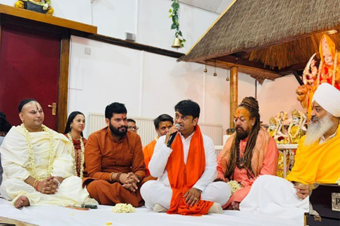 Saints, Spirituality and Sanatan Unity Shine at Grand Bhajan Jamming at Siddhashram Dham, Harrow, London