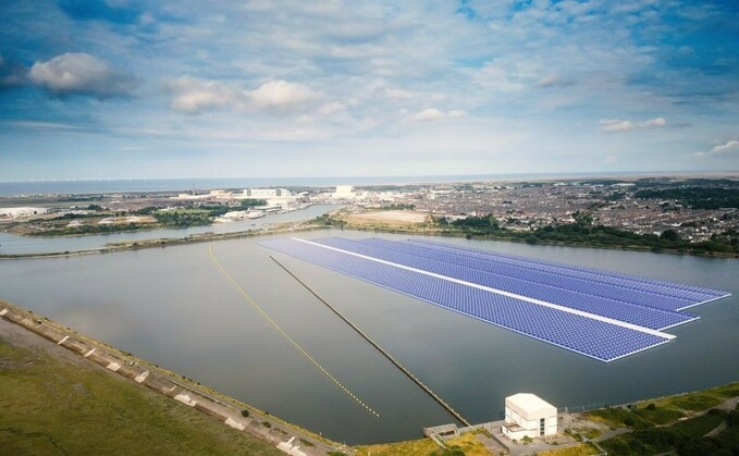 The floating solar farm is earmarked for Cavendish Dock, Barrow | Credit: ABP