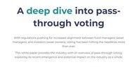 A deep dive into pass-through voting
