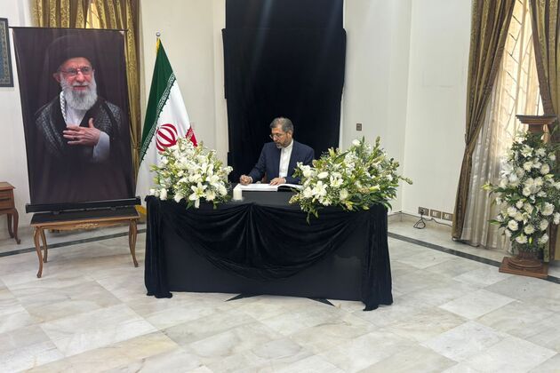 Iranian Deputy Foreign Minister signs condolence book in New Delhi for late Supreme Leader Ayatollah Ali Khamenei
