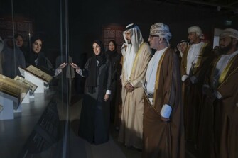 Sharjah's Deputy Ruler opens Islamic art exhibition in Oman