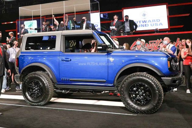 Ford Bronco 1st Unit Auctioned For USD 1.075 Million (Rs 7.8 Crore)