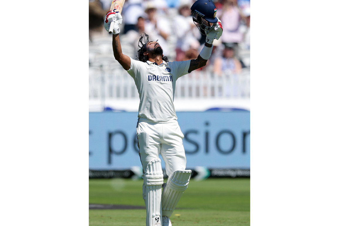 IND vs WI 1st Test: Rahul's ton, partnership with Gill puts hosts in 56-run lead over visitors (Day 1, Lunch)