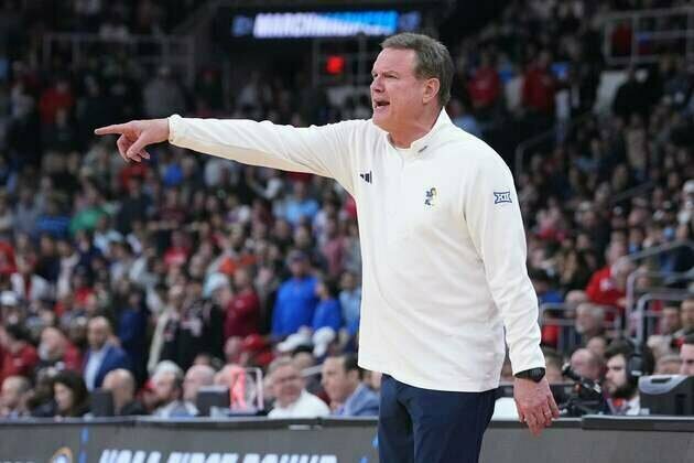 Kansas coach Bill Self hospitalized, has 2 stents inserted