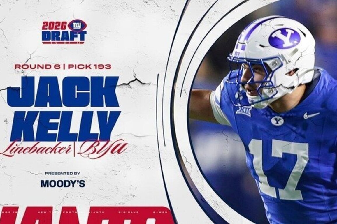 Giants draft BYU LB Jack Kelly in Round 6