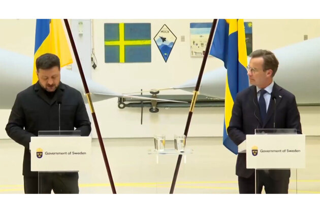 Sweden gives Ukraine $2.7 billion military aid; Gripen jets, $400M for drones to counter Russian strikes