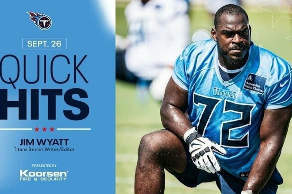 Quick Hits After Friday's Titans Practice