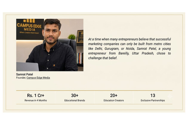 From Bareilly to Building a Rs. 1 Crore+ Creator Marketing Company in Four Months