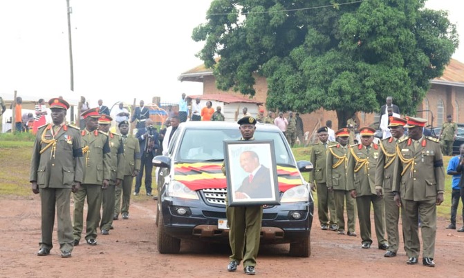 Prof. Nsibambi taken to his final resting place Prof. Nsibambi taken to his final resting place