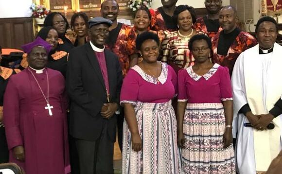 Re. Nathan Ntege ( ku kkono), Janepher Lubowa, Milly Mutebi, Bp. Hannington Mutebi ne Bp. Michael Lubowa. Re. Nathan Ntege ( ku kkono), Janepher Lubowa, Milly Mutebi, Bp. Hannington Mutebi ne Bp. Michael Lubowa.