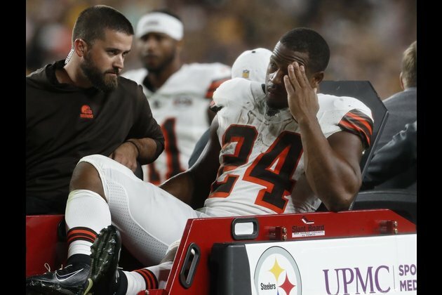 Browns' odds plummet with Nick Chubb out for season