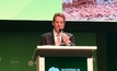 Ivanhoe founder and chairman Robert Friedland addresses the Indaba 2020 audience in Cape Town