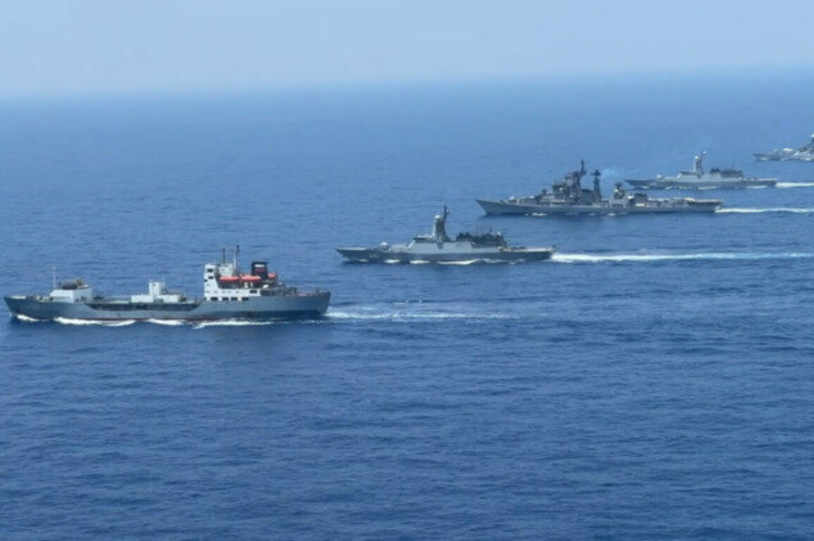 Russian and Indian navies test firepower 
