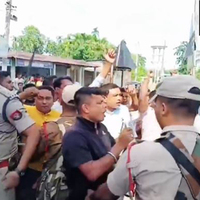 Assam: Locals hold protest against Congress MP Gaurav Gogoi in Nalbari