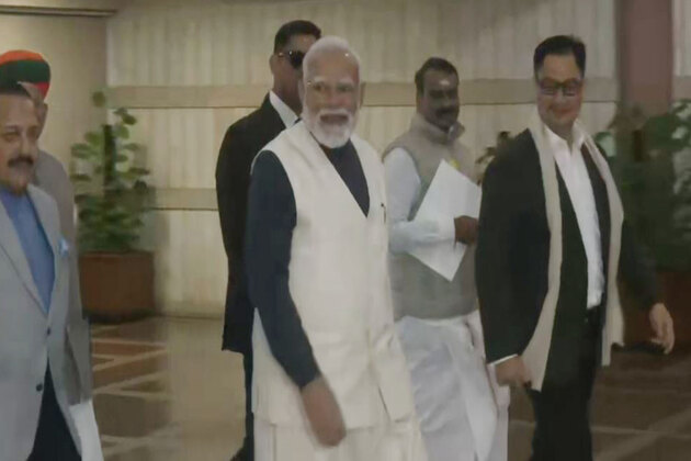 PM Modi arrives for NDA Parliamentary party meeting, to be felicitated for US trade deal