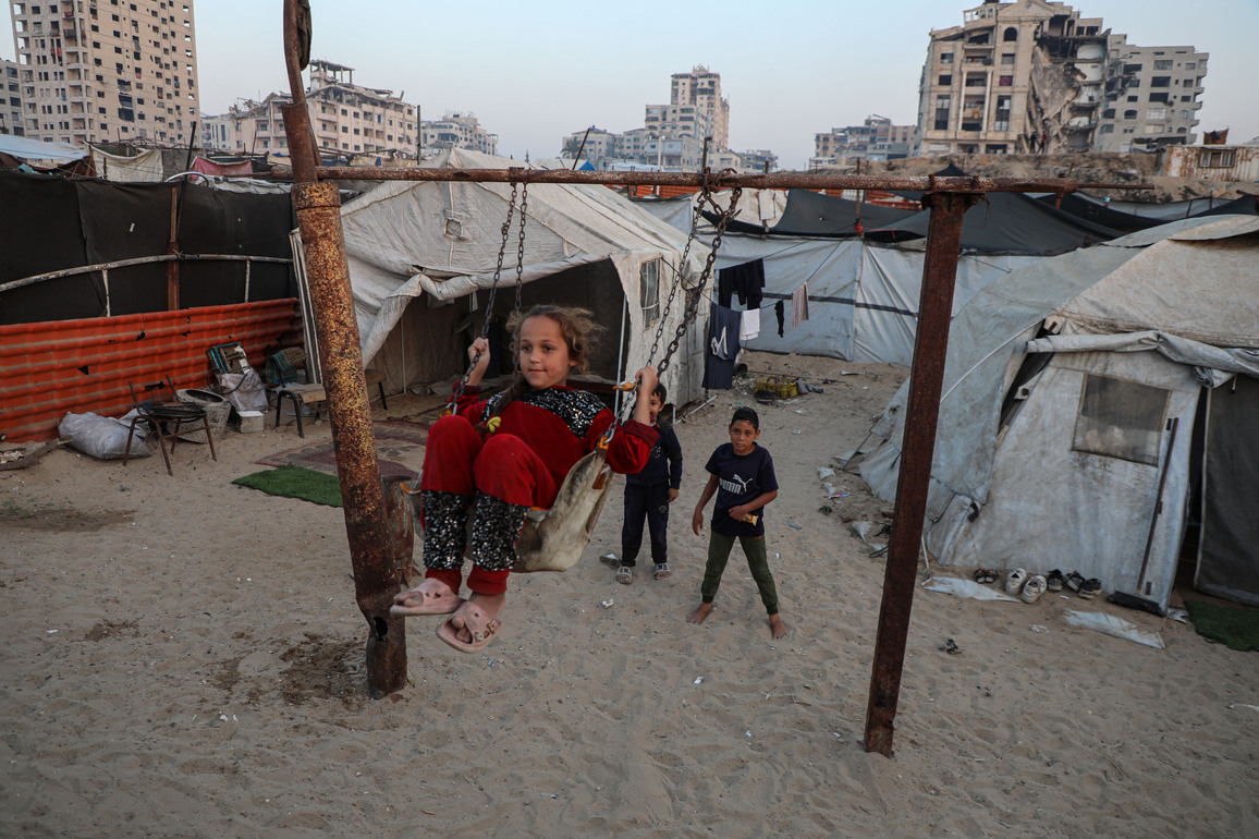 MIDEAST-GAZA CITY-CHILDREN